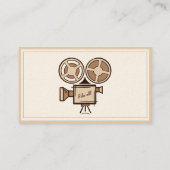 映画製作者、映画製作者、監督、俳優。 名刺 (裏面)