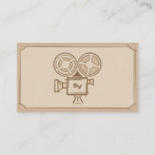 映画製作者、映画製作者、監督、俳優。 名刺 (裏面)