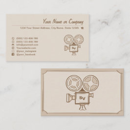 映画製作者、映画製作者、監督、俳優。 名刺