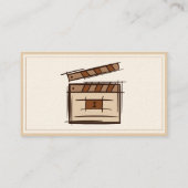 映画製作者、映画製作者、監督、俳優。 名刺 (裏面)