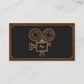 映画製作者、映画製作者、監督、俳優。 名刺 (裏面)