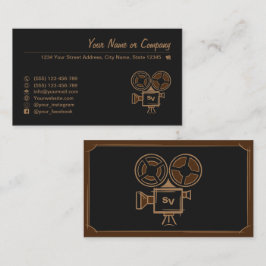 映画製作者、映画製作者、監督、俳優。 名刺