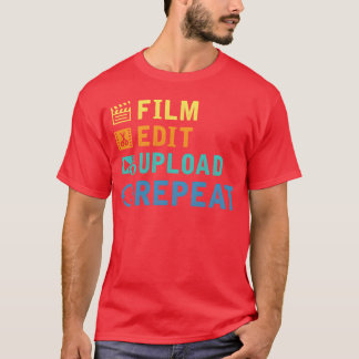 映画製作者 編集者 撮影監督 YouTuber 映画 m Tシャツ