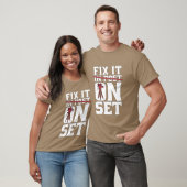 映画製作 Fi 映画撮影 映画監督 オンセット Tシャツ (ユニセックス)