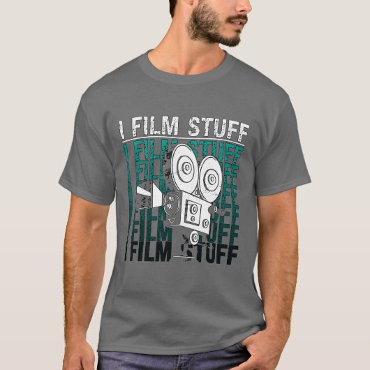 映画製作 I 映画の素材 映画撮影 映画製作者 f Tシャツ (正面)