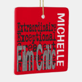 映画評論家の超並外カスタム セラミックオーナメント (右)