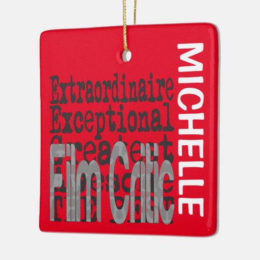 映画評論家の超並外カスタム セラミックオーナメント (左)