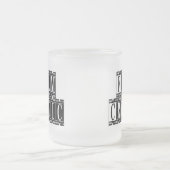 映画評論家Tシャツとギフト。 フロストグラスマグカップ (中央)