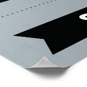 映画話の引用文と皮肉を流す ポスター (角)