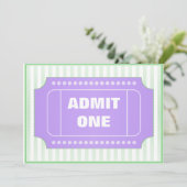 映画誕生パーティー紫緑 招待状 (スタンド正面)