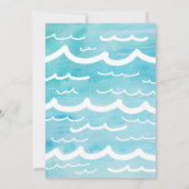 映画誕生日のパーティの招待状の飛び込み 招待状 (裏面)