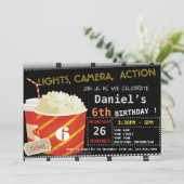 映画誕生日のパーティの招待状 招待状 (スタンド正面)