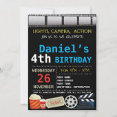 映画誕生日のパーティの招待状 招待状 (正面)