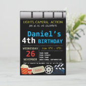 映画誕生日のパーティの招待状 招待状 (スタンド正面)