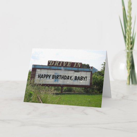 映画誕生日カード カード (正面)