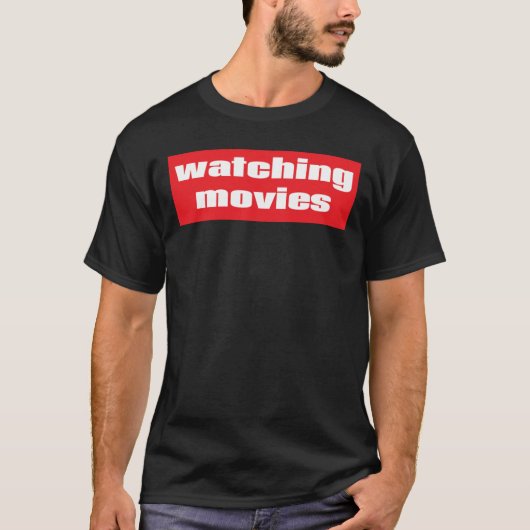 映画鑑賞のギフト Tシャツ (正面)