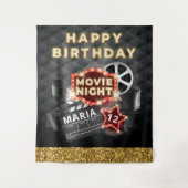 映画鑑賞会 豪華 誕生日 タペストリー (正面)