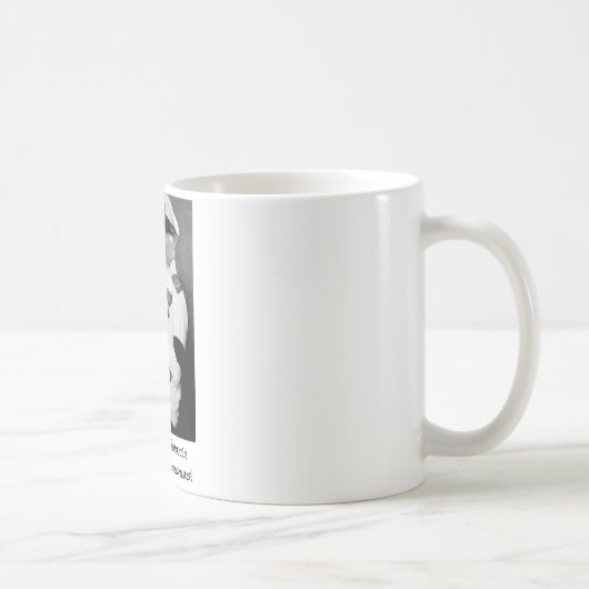 映画静か～ピーナッツ氏の旧写真モノクル コーヒーマグカップ (右)