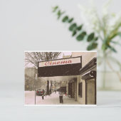 映画館での雪の日 ポストカード (スタンド正面)