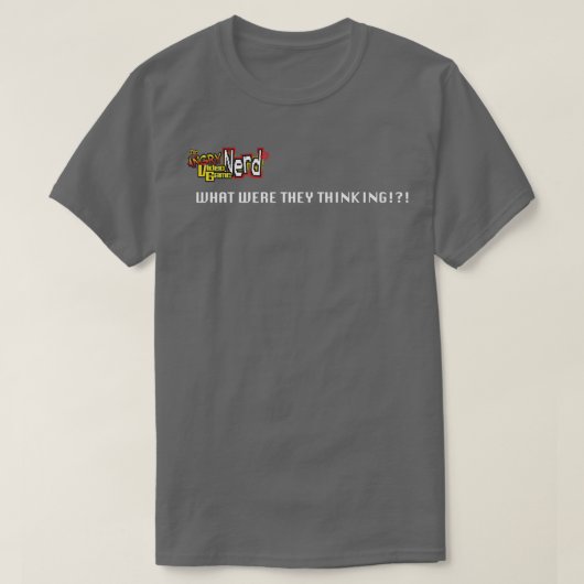 映画館でのAVGN彼ら考えるの Tシャツ (デザイン正面)