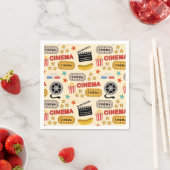 映画館のおもしろいパターン スタンダードカクテルナプキン (インサイチュ)