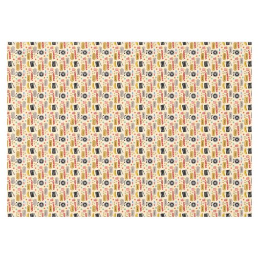 映画館のおもしろいパターン テーブルクロス (正面(横))