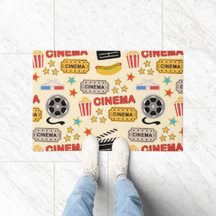 映画館のおもしろいパターン ドアマット