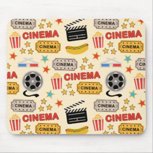 映画館のおもしろいパターン マウスパッド
