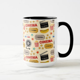 映画館のおもしろいパターン マグカップ