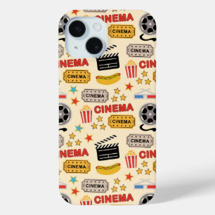 映画館のおもしろいパターン iPhone 15ケース