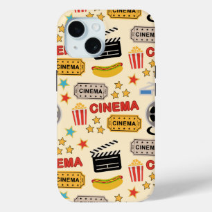 映画館のおもしろいパターン iPhone 15ケース