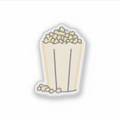 映画館のポップコーン シール (正面)