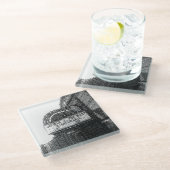 映画館のマーキー ガラスコースター (アングル)