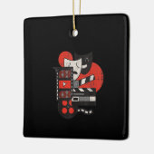 映画館の俳優または恋人の贈り物 セラミックオーナメント (左)