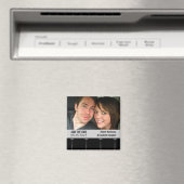 映画館の写真を保存する日付マグネット、グレー マグネット (インサイチュ (食洗機))