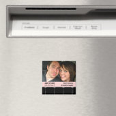 映画館の写真Save the Date Magnet, Pink マグネット (インサイチュ (食洗機))