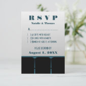 映画館の応答カード（青） 出欠カード (スタンド正面)