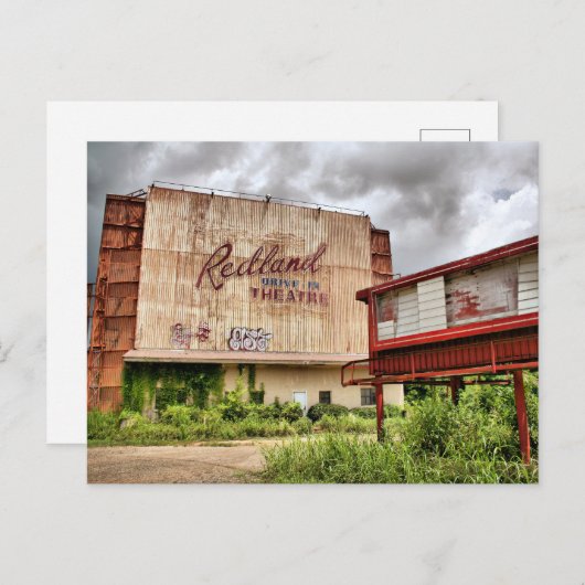 映画館の断念されたドライブ シーズンポストカード (正面/裏面)