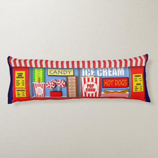 映画館の食べ物と飲み物 ボディピロー (裏面)