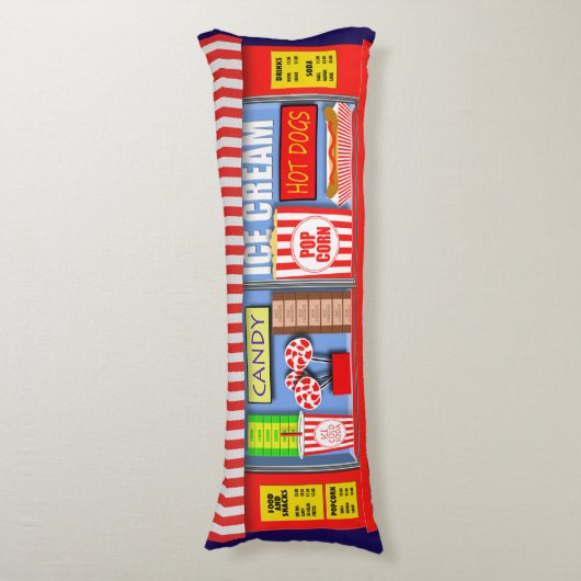 映画館の食べ物と飲み物 ボディピロー (正面縦)