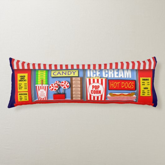映画館の食べ物と飲み物 ボディピロー (正面)