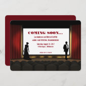 映画館は日付の招待を保存する セーブザデート (正面/裏面)