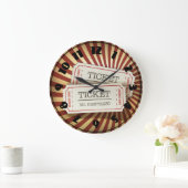 映画館は時計に札をつけます ラージ壁時計 (ホーム)