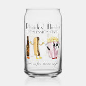 映画館コンセッション台ホットドッグポップコーン ガラス缶 (正面)