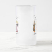 映画館コンセッション台ホットドッグポップコーン フロストグラスビールジョッキ (中央)