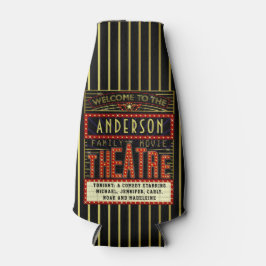 映画館シネママーキー |カスタムファミリ名 ボトルクーラー