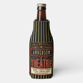 映画館シネママーキー |カスタムファミリ名 ボトルクーラー (ボトル正面)