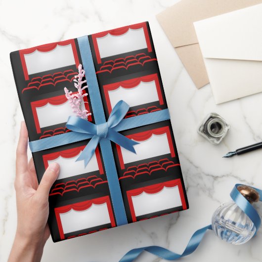 映画館タイルパーティーのラップ ラッピングペーパー (ギフト)