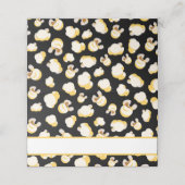 映画館テーマ誕生日ポップコーンパターン プレイスカード (外部開封)