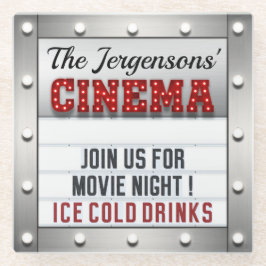 映画館ナイトシアターガラスコースター ガラスコースター